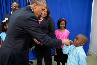 “How much for that tooth?” March 26, 2015White House Photo by Pete Souza